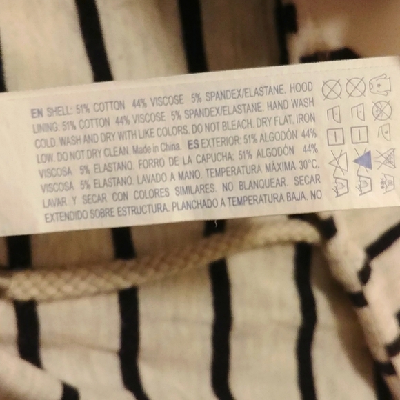 Forever 21 Striped Hoodie - Picture 5 of 6